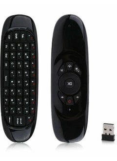 Buy Arabic Keyboard Air Mouse C120 Smart TV Remote Control Computer Wireless Keyboard with Gyroscope Somatosensory Remote Control for TV Box Android Laptop Pc in UAE