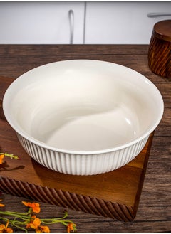 Buy Round Salad Bowl Porcelain 11 inch in Saudi Arabia