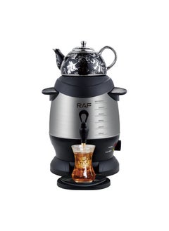 Buy Electric Samovar Black Ceramic Enamel Electric Kettle Water Kettle Thermostat Samovar Tea Maker in UAE