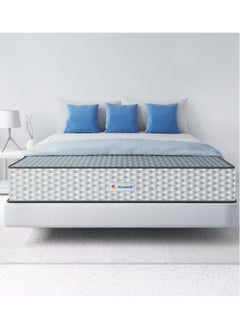 Buy Sleepwell Dual Pro Profiled Foam  Triple Layered Anti Sag Foam Mattress Single Bed Size in UAE