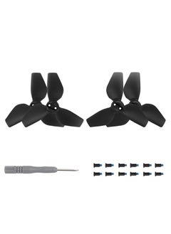 Buy Propellers For DJI NEO Propellers Lightweight Drone Wing Quick Release Foldable Wings Drone Propellers (Black 2 Pair) in UAE