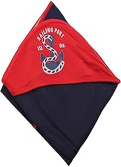 اشتري ElSayaad Printed SailingPort Blanket For Boys, Red&Navy في مصر