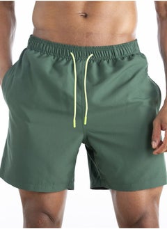 اشتري Men's Beach Shorts Summer Shorts Hot Spring Swimming Trunks Quarter Shorts Double-layer Shorts Casual Swimming Shorts في الامارات