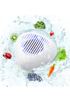 اشتري Fruit and Vegetable Washing Machine, Fruit Cleaner Device,Fruit Cleaner Device in Water for with OH-ion Purification Technology for Cleaning Fruit,Vegetable,Rice,Tableware(White) في الامارات