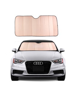 Buy Foldable Reflective Car Windshield Sunshade Pink in Saudi Arabia