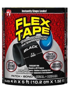 اشتري Waterproof Tape Quick Stop Leak Sealing Tape Permanent Strong Adhesive Tape Anti - UV,eco - Friendly,high Temperature Low Temperature Corrosion Resistance Black في الامارات