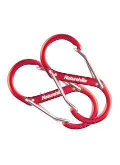 اشتري 2-Piece S Shaped Aluminum Alloy Carabiner في السعودية