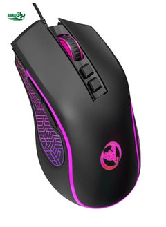 Buy HXSJ HXSJ 1pc USB Glowing Wired Gaming Mouse in Saudi Arabia