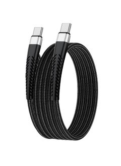 Buy PROMASS 2M Braided USB C to USB C Cable with Power Delivery Technology, 100W Fast Charging for iPhone 16 Pro Max iPhone 15 Pro iPad Mini 6 MacBook Pro 2021 14" 16" Mac Air 12.9" Samsung S24 Ultra Huawei P40 in Saudi Arabia