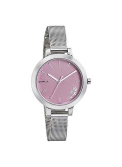 اشتري Round Shape Stainless Steel Analog Wrist Watch 8141SM12 - 32 mm - Silver في الامارات