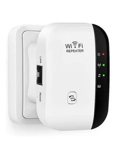 Buy WiFi Extender，Network Range Booster, 2.4G Internet Amplifier fibre extender, 300Mbps Repeater Wireless Signal Blast, Full Coverage Network Booster Supports Repeater/AP in UAE