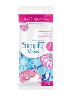 Buy Gillette Simply Venus Disposable Razors 5 piece in UAE