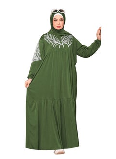 Buy Isdal material, leggings, with a veil, one size, suitable for 110 kilos for women in Egypt