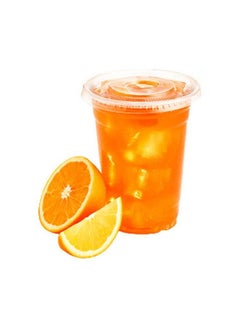 Buy Juice Cup With Lid 10 Ounce Clear Strong Disposable Ideal For Iced Coffee Smoothies Bubble Boba Tea Milkshakes Frozen Cocktails Water Sodas Juices Snacks Dessert and More 50 Pieces in UAE