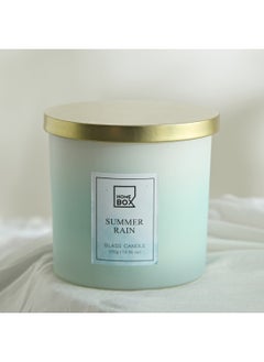 Buy Garden Summer Rain Wax Filled Candle with Metal Lid 380 g in Saudi Arabia