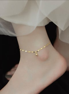 Buy 18k Gold Plated Stainless Steel Anklet in Saudi Arabia
