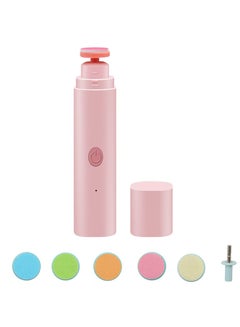 Buy Electric Nail File Trimmer With Vibration Motor and Different Grinding and Polishing Heads in UAE