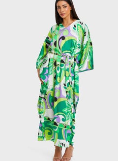اشتري Printed Tiered Dress في الامارات