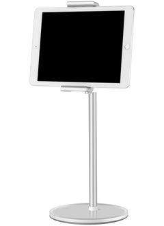 Buy AP-4H Angle/Height Adjustable Aluminum Alloy Desktop, Tablet & Phone Holder, Bracket Stand - Silver in UAE