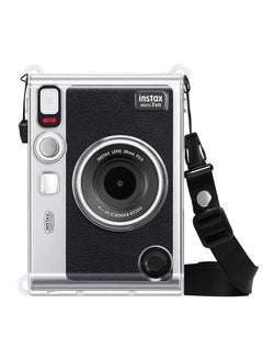 اشتري Protective Case for Fujifilm Instax Mini EVO Camera Crystal Hard PVC Cover with Removable Shoulder Strap في الامارات