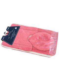 Buy Acrylic Bath Mat 4Pc Tea Rose in UAE