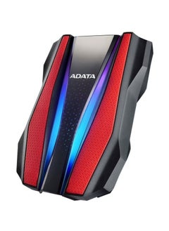 اشتري محرك الأقراص الصلبة المحمول ADATA HD770G RGB DURABLE 1TB HDD خارجي للألعاب مقاوم للماء والغبار | أحمر في الامارات