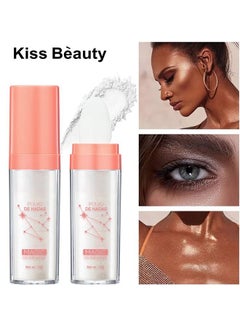 Buy Polvo De Hadas Powder Highlighter Long Lasting Shimmer Pink Glitter Hairspray for Face Hair Eye Lip and Body(White moonbeam) in Saudi Arabia