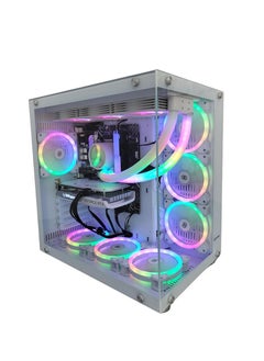 اشتري Gaming PC – Intel Core i5 12400F -2.5GHZ /RTX 4060 8GB /Everest 360 MM Cooler White/Asus Prime H610M-A D4/ 1TB M.2 NVME GEN4 / RGB RAM 16GB / PSU 850W Plus Gold/Windows 10 PRO 64-bit في السعودية