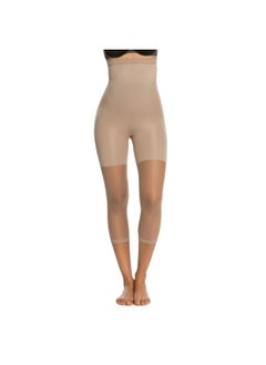 Buy In-Power Line Super High Footless Shaper Nude, Size B in UAE