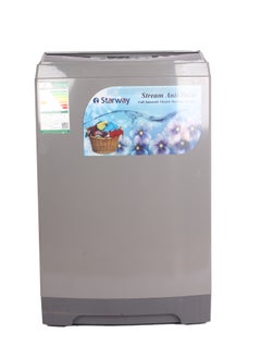 Buy Starway 12 Kilo Top Loading Automatic Washing Machine, Energy Saving Noiseless High Quality, Maximum Capacity, Silver in Saudi Arabia