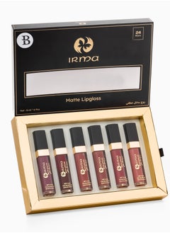 Buy Long Lasting Matte Lipgloss 6 Piece in Saudi Arabia