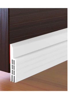 Buy Adhesive Door Draft Blocker,Rubber Weather Stripping Door Bottom Seal for Soundproof,Windproof and Prevent Bugs,2" W x 39" L in UAE