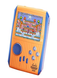 اشتري وحدة تحكم ألعاب محمولة باليد لألعاب الفيديو الصغيرة الرجعية مع 666 لعبة FC كلاسيكية 3.0 شاشة ملونة لعيد الميلاد للأولاد والبنات والكبار (S1-Orange) في الامارات