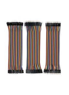 Buy 120 Pin Dupont Jumper Wires, 20cm Wire Length, 40Pin Male to Female, 40Pin Male to Male, 40 Pin Female to Female, with Arduino and Raspberry Pi Projects in UAE