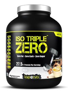 Buy Laperva Iso Triple Zero Next Generation, Supports Muscle Growth and Recovery, Rapidly Absorbed, 0 sugar & 0 carb & 0 fat, Cappuccino Flavor, 4 Lbs in UAE