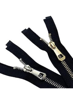 اشتري Pack of 2  Zip Metal Zip Separable Zip for Jackets 65 cm في مصر