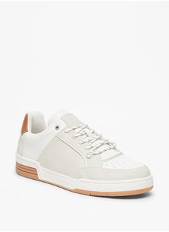 اشتري Men's Colourblock Lace-Up Sneakers في الامارات