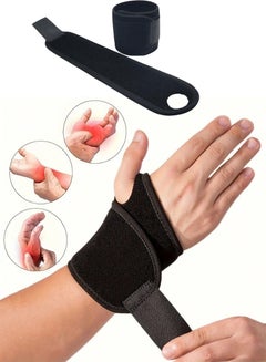 Buy Hand Protector Strap Wrist Support, Compression Wrist Wraps For Tendinitis, and Arthritis, Carpal Tunnel Wrist Braces, for Men, Women, Wrist Support For Pain Relieve, Wrist Wrap For Injury Recovery in Saudi Arabia