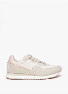 اشتري Womens' textured Sneakers with Lace-Up Closure في الامارات