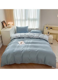 Buy 4-Piece Set Bedding Modal Quilt Cover Set with 1 Quilt Cover 1 Sheet and 2 Pillowcases 2m Bed (220*240cm) in UAE