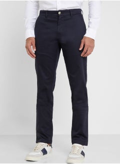 Buy Thomas Scott Men Navy Blue Sustainable Chinos Trousers in UAE