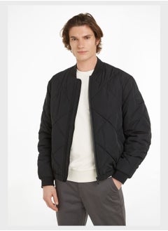 Buy Essential Quilted Bomber Jacket in UAE