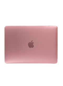 Buy Protective Crystal Glossy Case Cover For Apple MacBook Air 13-Inch Pink in Saudi Arabia