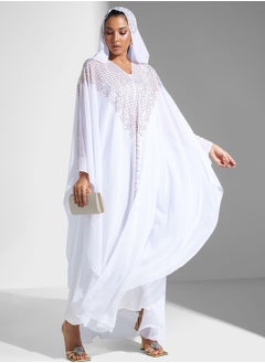 Buy Embellished Detail Abaya in Saudi Arabia