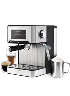 Buy Dinex Espresso and Cappuccino Coffee Maker with Touch Screen, Power of 850 Watts and Capacity of 1.6 Liters, Steel - DX1770 in Saudi Arabia