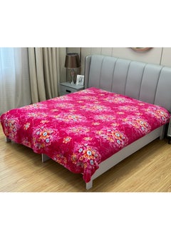 Buy Single Ply Premium Cloudy Blanket 2 Side Separate Design And Color 100% Polyester SPUN YARN Polyester Which is Suitable Winter And Rainy Season 220X240CM 11LBS in Saudi Arabia