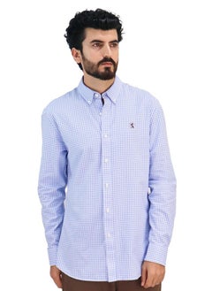 اشتري Men's Lion Oxford Shirt - Blue في السعودية