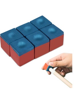 اشتري Pool Chalk Cue Cubes Non Slip, Snooker Chalks No-Slip Billiard Pool Cue Chalk Rubbing Powder Pool Table Accessories, for Billiard Snooker Equipment Games Tournaments Bars Home Sports Hobbies (24pcs) في الامارات