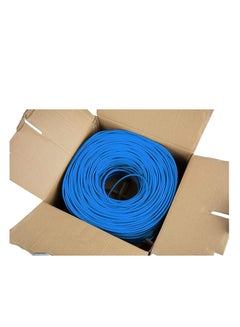 اشتري NTECH Cat 6 Ethernet Bulk Cable Bundle 305 Meter 1000FT (Cat6 Cable,) Ethernet Computer UTP LAN Network Internet Cord,Color (Blue) في الامارات