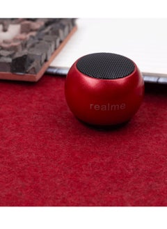 اشتري High Performance Relme M3 Speaker - Wireless from All You Need Store - Bluetooth Technology - (Red) في مصر